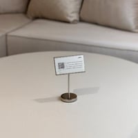 حامل كروت معدن