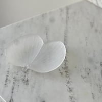 صحن تقديم زجاج ثلجي