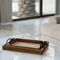 صينية تقديم خشبية