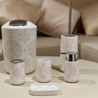 طقم مغسلة مع سلة مهملات