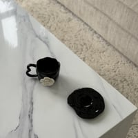 كوب سيرميك مميز مع قاعدة