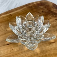 حامل شمع كريستال