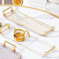 صينية تقديم اكريلك شفاف