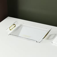 صينية تقديم اكريلك شفاف