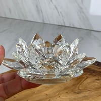 حامل شمع كريستال