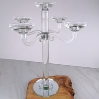 حامل شمع كريستال