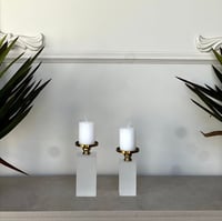 حامل شمع ثلجي