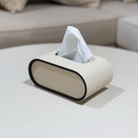 علبة مناديل جلد