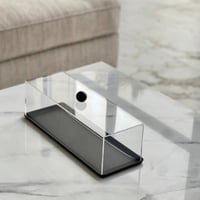 تقديمة معدن بغطاء اكريلك