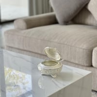 علبة مع ملعقة