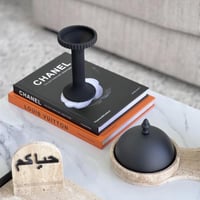 حامل شمع زجاج