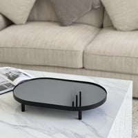 طاولة خدمة ارضية بسطح مراية