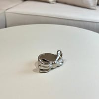 حامل شمع سيراميك فضي