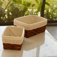 سلة خزف طبيعي