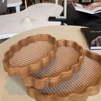 صينية تقديم خشبية