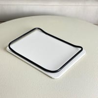 صينية تقديم بطبقة جلد