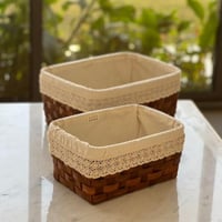 سلة خزف طبيعي