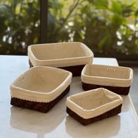 سلة خزف طبيعي