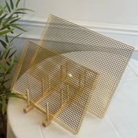 صينية تقديم بطبقة اكريليك شفاف