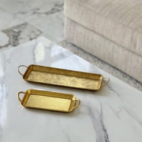 صينية تقديم معدن