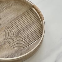 صينية تقديم خشبية