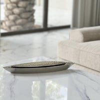 تقديمة سيراميك فضي