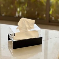 علبة مناديل اكريلك