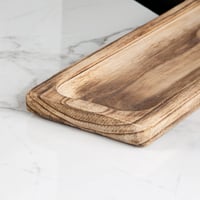 صينية تقديم خشب طبيعي