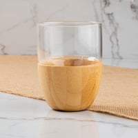 كوب بقاعده خشبيه