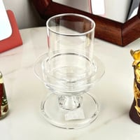 حامل شمع زجاج