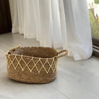 سلة خزف طبيعي