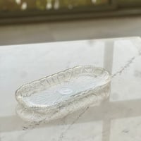 صحن تقديم زجاج