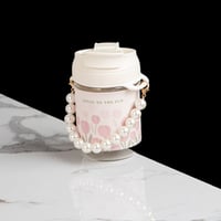 كوب زجاج للمشروبات الساخنة والباردة