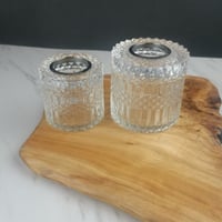 علبة مناديل زجاج