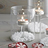 شمعدان زجاجي