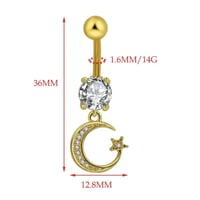 هلال- حلق طبي - Piercing