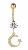 هلال- حلق طبي - Piercing