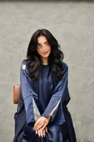Navy blue abaya