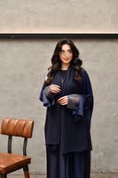 Navy blue abaya