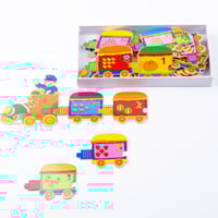 بزل خشبي سيارات