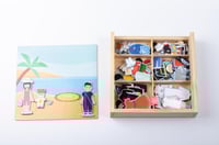 بزل خشبي الرحلة الى الشاطئ درزن