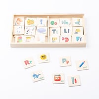 بزل خشبي لون وتعلم