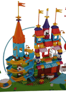 صندوق مكعبات بناء درزن