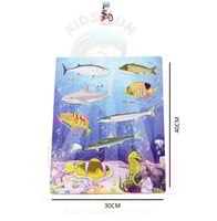 بزل خشبي الاسماك