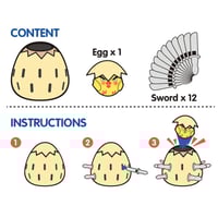 درزن لعبة البيضة للاطفال