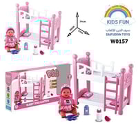 سرير عروسة للاطفال درزن