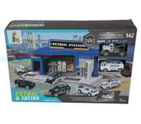 محطة مع سيارتين