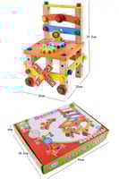 كرسي تركيب خشبي