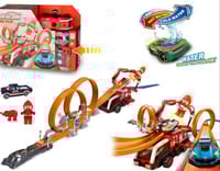 سيارة مع مسارات