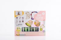 تلوين سلسال من اكريليك - شكل حلوى